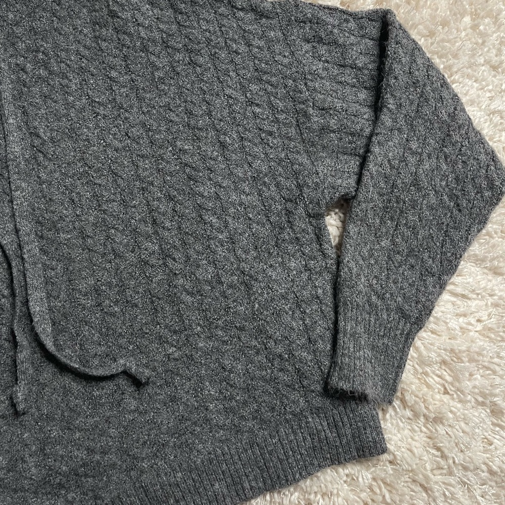 Jamison From Evereve Sweater Drawstring Hoodie Si… - image 2